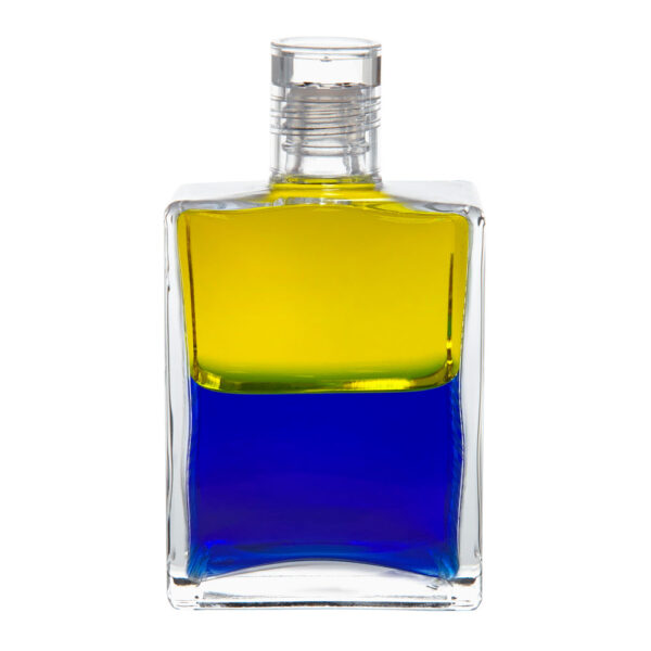 B123 - Amarillo limón / Azul real